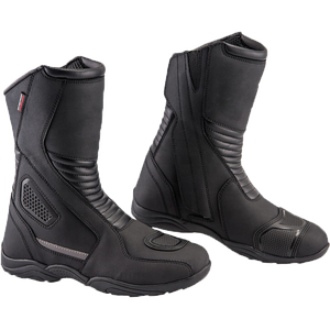 Motorcycle Touring Waterproof Breathable Zip Closure Mid-Calf <b>Boot</b> Shock-Absorbent Lightweight Genuine Leather for Men - Product Image 1