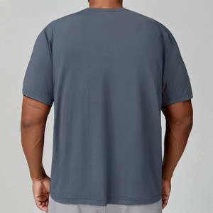 T-shirts de sport pour hommes respirants sur mesure - Matière écologique à séchage rapide en Spandex/Polyester - Nouveau stock - Product Image 3