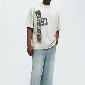 T-shirt homme col rond 100% coton haute qualité, personnalisable avec logos par transfert thermique, style décontracté, vintage, marque blanche. - Product Image 2