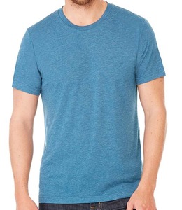 High Quality Custom Logo DTF DTG Printed Tri-Blend T-<b>Shirt</b> Wholesale Blank CVC Heather Tee for US Clothing Brand T <b>Shirts</b> - Product Image 6