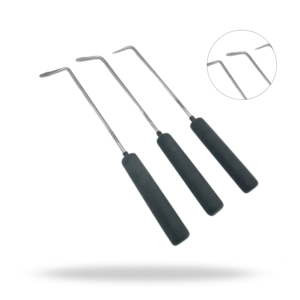 Ensemble de 3 cure-dents vétérinaires pour chevaux, instruments dentaires pour le nettoyage et l'examen buccal des chevaux - Product Image 1