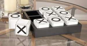 Jeu de Tic Tac Toe avec cubes X et O en plastique, design classique pour jeu en intérieur - Product Image 3
