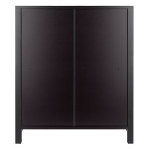 Set di 4 Scaffali per Terrazza con 3 Cesti Pieghevoli in Noce e Cioccolato Intrecciati - Product Image 4