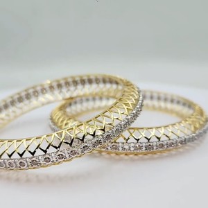 Pulseras y brazaletes de diamantes de moissanita para mujer para fiesta de boda ropa informal étnica y de oficina - Product Image 6