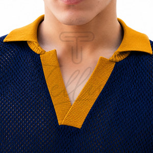 Camiseta de Rugby para Hombre al por Mayor, 100% Poliéster, Secado Rápido, Diseño Liso, Transpirable, Camiseta de Rugby de Malla para Hombre - Product Image 5