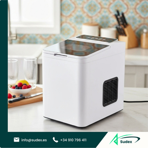 Máquina de Hielo Portátil Sudex TM-04, Produce 12 kg de Hielo en Cubitos al Día, Automática, para Uso en Restaurantes, Bares y Mostradores - Product Image 1