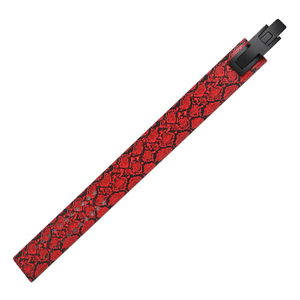 Adjustable Waist Support <b>Belt</b> Red <b>Snake</b> Print Artificial Leather Buckle Closure Weight Lifting Unisex Fitness Safety - Product Image 5