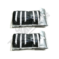 Attelle de poignet ajustable Thapur Sons avec fermeture auto-agrippante pour la protection des hommes lors de la musculation, noire