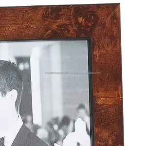 Cadre photo en résine texturée avec matériau en fer de forme rectangulaire offrant un nouveau look unique - Product Image 4