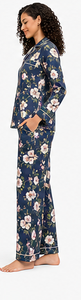 Ensemble de pyjama en coton à imprimé floral, robe de nuit à manches longues, haut de détente, pantalon large pour femme, designs personnalisés, ODM, marques privées, tout - Product Image 2