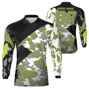 Jersey de Motocross con Diseño Nuevo y Logotipo Personalizado / Último Estilo de Jerseys de Motocross al Por Mayor a Precio Económico - Product Image 3