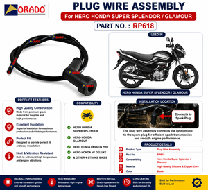 Conjunto de Cables de Encendido para Motocicleta Hero Honda Super Splendor Glamour, Calidad de Exportación, Repuestos para Motocicletas de Dos Ruedas, Disponible para la Venta en India - Product Image 6