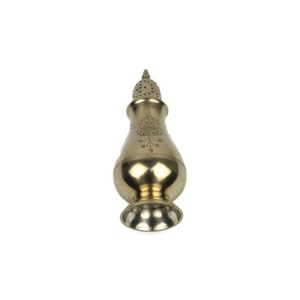 Molinillo de Especias Metálico con Diseño Grabado, Herramienta Duradera para Hierbas y Especias, Acabado de Acero Inoxidable, Función de Molienda Manual - Product Image 1