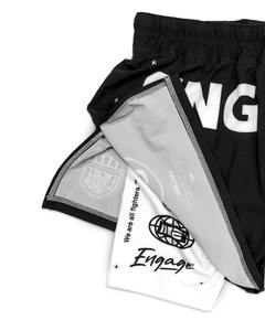 Pantalones Cortos de MMA Engage, Estilo Plano, Tela Suave, Ajuste Holgado, Uso Diario, Ropa Deportiva de Entrenamiento, Diseño Cómodo, Ligero y Transpirable - Product Image 4