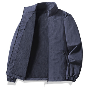 Chaqueta de Trabajo Retro para Hombre, con Cuello Alto y Bordado de Logotipo Personalizado, Precio de Fábrica en China y Bangladesh, para Primavera y Otoño - Product Image 2