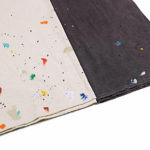 T-shirt unisexe effet éclaboussures de peinture et délavé à l'acide 2026 Noir anthracite Coupe oversize Multicolore Streetwear urbain artistique Haut HD - Product Image 3