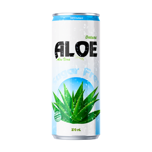 Aloe Vera avec pulpe, faible teneur en sucre, saveur originale, 330 ml, faible teneur en sucre |   Boisson rafraîchissante sans sucre, marque Datafa, OEM ODM - Product Image 2