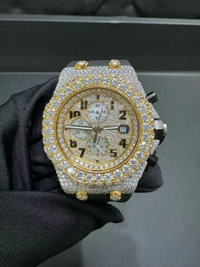 Reloj de Lujo con Moissanita de Calidad Premium para Exportación, Estilo Hip Hop - Product Image 6
