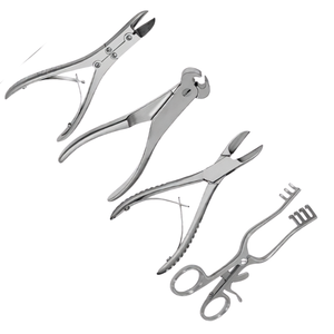 Kit de 15 Piezas de Instrumentos Quirúrgicos Ortopédicos Veterinarios, Pinzas para Huesos de Acero Inoxidable Alemán, Retractores, Juego Quirúrgico - Product Image 3