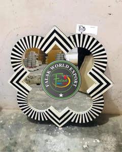 Miroir en nacre de haute qualité fait à la main au design moderne de Falak World personnalisable pour une utilisation décorative à la maison nouveauté exportée - Product Image 4