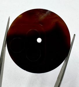 Esfera de Ónix Natural Negro Intenso para Reloj, 28.50mm, 0.70mm, Acabado Pulido de Alto Brillo, Piedra Preciosa, Fabricación de Relojes Personalizada, Orificio Central de 2mm - Product Image 5
