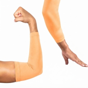 Manchon de protection professionnel respirant en nylon et spandex fin, universel unisexe, à enfiler, toutes saisons, soutien de compression pour le bras - Product Image 1