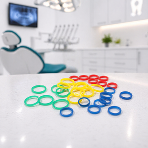 Élastiques intra-oraux orthodontiques, attaches dentaires en caoutchouc, latex et non-latex, qualité médicale CE ISO Classe I, d'Inde. - Product Image 2
