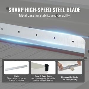 Taglierina Industriale Professionale a Ghigliottina per Carta da 17 Pollici, Capacità 400 Fogli A3, Struttura in Acciaio Solido - Product Image 4