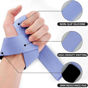 CLOVIX SPORTS Sangles de musculation en gros – Sangles de poignet en coton robustes pour l'haltérophilie, l'entraînement physique et les séances de gym - Product Image 2