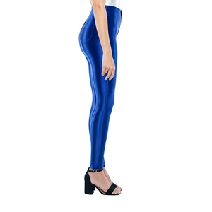 Pantalon en cuir PU et velours côtelé pour femmes, tendance 2021, imperméable, coupe-vent, grande taille, léger, respirant, fermeture éclair, sexy - Product Image 3