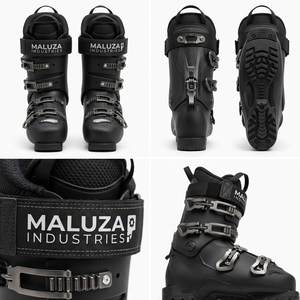 MALUZA INDUSTRIES - Botas de Esquí Alpino de Alto Rendimiento al por Mayor, con Carcasa de TPU Resistente, Suela de Goma, Forro Polar y Cierre Rápido - Product Image 5