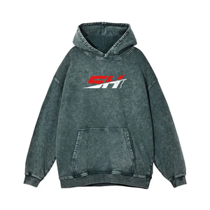 Sweat-shirts à capuche vierges pour hommes, effet délavé à l'acide, en molleton épais, vente en gros, qualité supérieure, hauts de survêtements d'hiver - Product Image 1