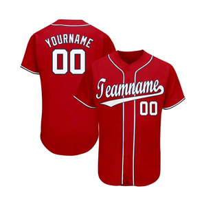 เสื้อเบสบอลราคาโรงงาน ชุดทีมเบสบอล ผ้าแห้งเร็ว รับผลิตแบรนด์ส่วนตัว - Product Image 1