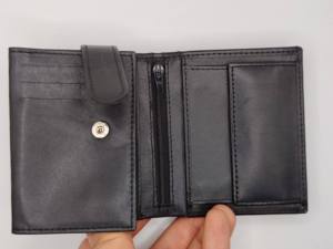 Premium Men's RFID Protected Trifold <b>Wallets</b> High Quality Short Leather <b>Card</b> <b>Holders</b> Polyester OEM Factory Direct Wholesale 2026 - Product Image 2