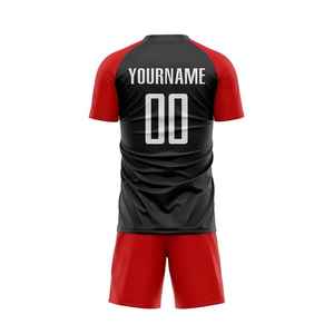 ชุดเสื้อฟุตบอลแบบซับลิเมชั่นสั่งทำพิเศษ คอวี แขนสั้น เอวยางยืด ระบายอากาศได้ดี เป็นมิตรกับสิ่งแวดล้อม ผลิตจากโพลีเอสเตอร์สำหรับฤดูร้อน สั่งทำได้ - Product Image 2