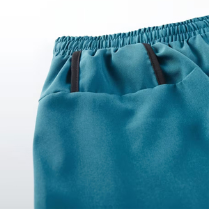 Hot Sale Double <b>Layer</b> Fitness Short 2 in1 5 Inch Inseam Elastic Waste Nylon Polyester Streetwear Sportswear Men Short - Product Image 5
