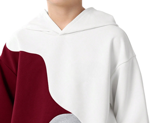 Survêtement d'hiver pour enfant, coupe oversize à épaules tombantes, en molleton 100% coton premium, style streetwear baggy - Product Image 5