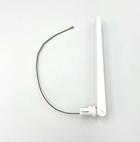 Antena Dipolo Externa LITE de Doble Banda 2.4GHz 5GHz, Ganancia de 5 dBi, Impedancia de 50 Ohmios, V.S.W.R. Máx. de 2.0, Cable Coaxial 1.37
