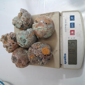 Vente en gros de sphères de druse de smithsonite naturelle d'Indonésie de haute qualité, taille 50-90 mm, pierres précieuses, artisanat, cristal de guérison - Product Image 4