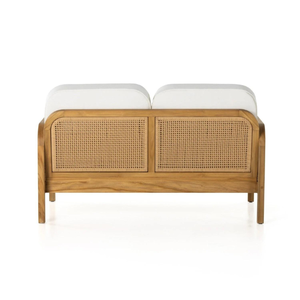 Chaise longue de luxe en teck et rotin pour l'extérieur, au design moderne, pour la décoration de la maison - Product Image 4