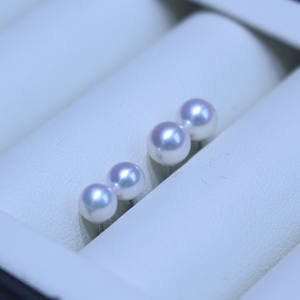 ต่างหูเงินแท้ S925 ประดับมุกน้ำจืดสีม่วงอ่อน ขนาด 9-10 มม. ดีไซน์เรียบหรู ตำหนิเล็กน้อย - Product Image 4