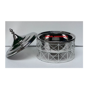 Cazuelas de malla de alambre de hierro Easy Buy para eventos |   Olla de Acero Inoxidable para Calentar Alimentos, Cazuela Artesanal para Servir, Juego de Utensilios de Cocina - Product Image 3