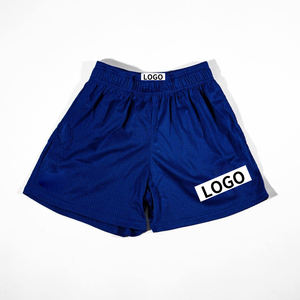 Short de sport décontracté d'été personnalisable pour femmes, motif solide, survêtement en polyester teint uni, taille élastique, short en maille vierge - Product Image 3