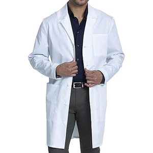 Bata de Farmacéutico, Bata Médica, Uniforme de Doctor de Manga Larga, Bata de Laboratorio, Fabricante de Pakistán - Product Image 1