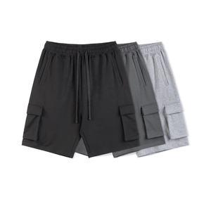 2026 Latest Fashion High Quality Mens Compression Shorts Men's Cargo Shorts Elastic Waist Streetwear Casual Cotton Sweat Shorts - Product Image 1