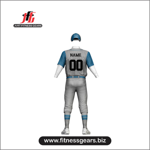 ชุดเบสบอลผู้ชายคุณภาพสูง JUST FITNESS GEARS OEM พร้อมเอวยางยืด ปรับแต่งได้ตามต้องการ ระบายอากาศได้ดี - Product Image 3