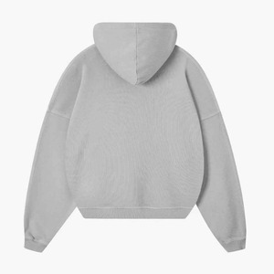 Custom Vintage Brown Washed Oversized Hoodie Heavyweight Cotton Fleece <b>Pullover</b> Blank Streetwear Hooded Sweatshirt - Product Image 2