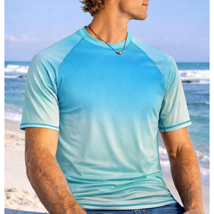 Premium <b>Mens</b> Rash Guard Half Sleeve Lightweight Gym <b>Compression</b> <b>Shirt</b> Manufacturer Bulk Supply - Product Image 2
