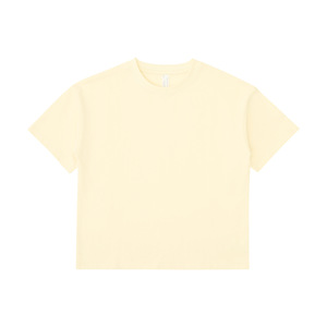 เสื้อยืดเด็กโอเวอร์ไซส์คุณภาพสูง ผ้าฝ้าย 100% สกรีนลายได้ตามต้องการ สีพื้น ยูนิเซ็กส์ สไตล์สตรีทแฟชั่น - Product Image 4