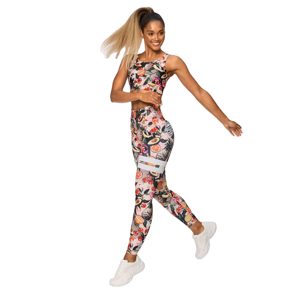 Heavy Fashion Printed Fitness Workout Yoga Set Sports Bra And Legging Set - Product Image 5